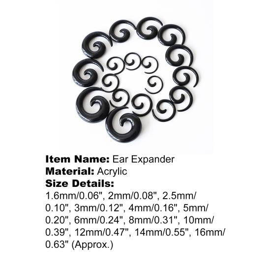 2 шт./пакет, носилки для ушей, стильные, крутые, неправильной формы, ушная раковина