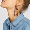 New European and American Acrylic Earrings with Fashionable Personality and Exaggerated Earrings