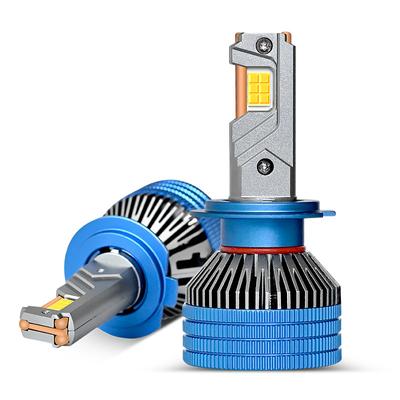 Автомобильные светодиодные фары высокой мощности 120 Вт, большой чип, три медные трубки, супер яркий белый свет H4 H7, декодирование CANBUS