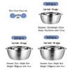 Meichu Stainless Steel Mixing & Washing Bowl Set