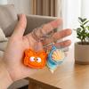 Mini Turtle Clicker Keychain Cute Animal Fidget Sensory Toy Button Clicker Keyring  Venting Toys