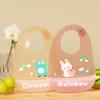 Soft Silicone Baby Bibs Cute Cartoon Animal Kids Bib Girl Boy Adjustable Burp Cloths Baby Waterproof Feeding Stuff