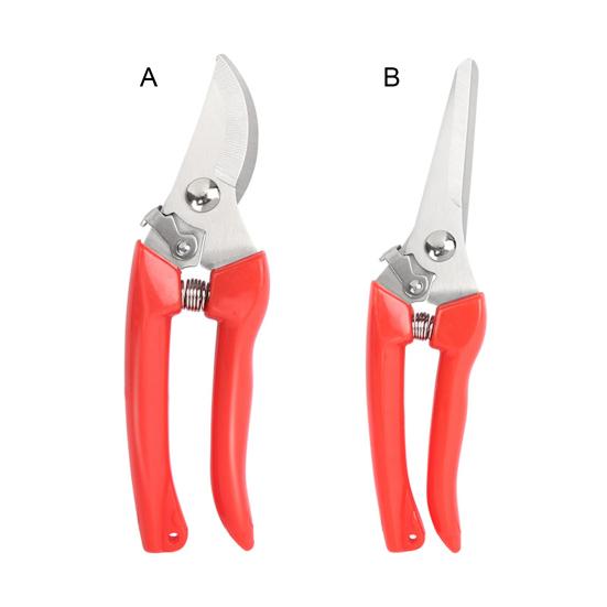 Садовые ножницы с нескользящей ручкой для сбора фруктов из нержавеющей стали, цветок, бонсай, ветка, секатор, садовый инструмент, садовые принадлежности