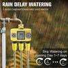 New Three/One Way Automatic Plant Irrigator Water Timer Garden Irrigation Watering System Sprinkler Sprinkler Programmer Tools