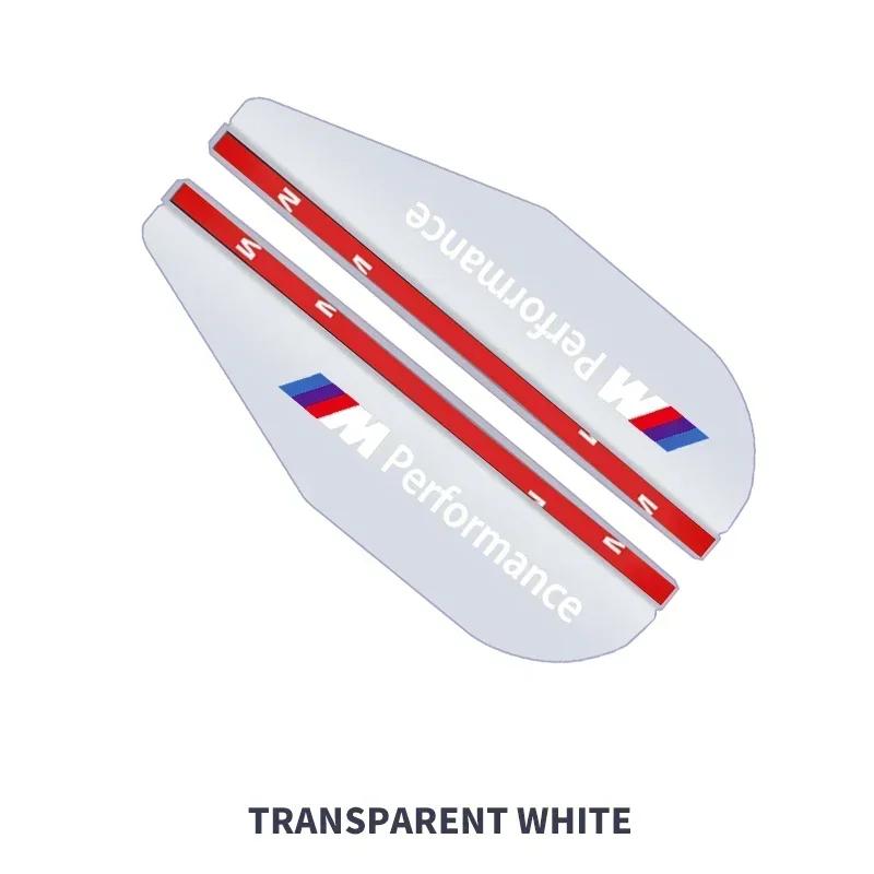 2025 E46 For BMW 2PCS Transparent Auto Parts Rearview Mirror Protector Rain Eyebrow Visor Cover For BMW 1 2 3 4 Series M Power X