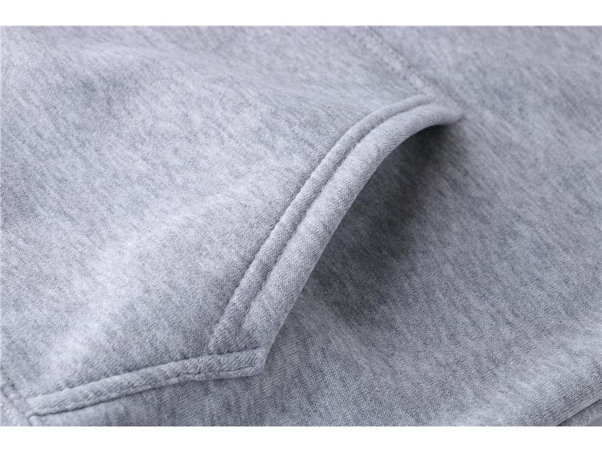 Мужской однотонный пуловер с капюшоном 2021 года