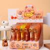 48pcs 0.5mm Cartoon Coffee Doll Three-dimensional Patch Press The Pen Cute Shape Press The Neutral Pen ST Black Signature Stationery Return To School