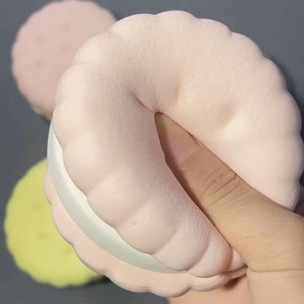 Soft Texture Slow Rebound Cake Toy Portable Squeeze Toy Squishy Toy Simulated Cake Educational Toy