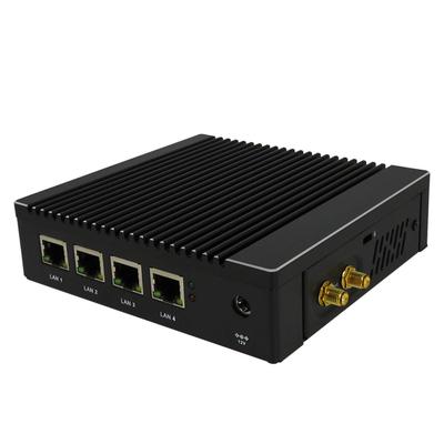 Skynew Mini Почти 4 Низкое энергопотребление Intel Pentium 4 ГБ 64 ГБ Нет Компактный компьютер для сервера 4 LAN в 2025 году Новая спецификация ПК, Безвентиляторный, Бесшумный,