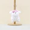 Adorable Cartoon Dog Plush Toy Keychain Cute Pink Yellow Blue Dog Figure Accessory