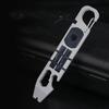 Mini Multifunctional Pry Bar Keychain Shape Outdoor Multifunctional Screwdriver  Traveling