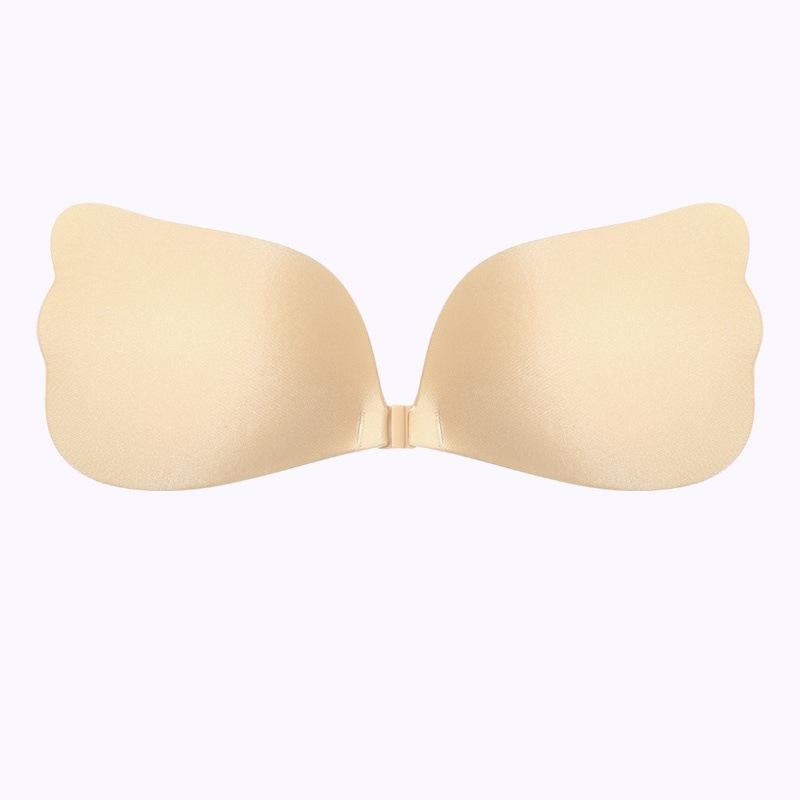 Silicone Invisible Push-Up Winged Breast Pasties: Strapless Breathable Bra for All Bust Sizes