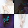 Lasting Henna Tattoo Sticker Glow in the Dark Fake Lace Tattoos Luminous Temporary Tattoos  Girls