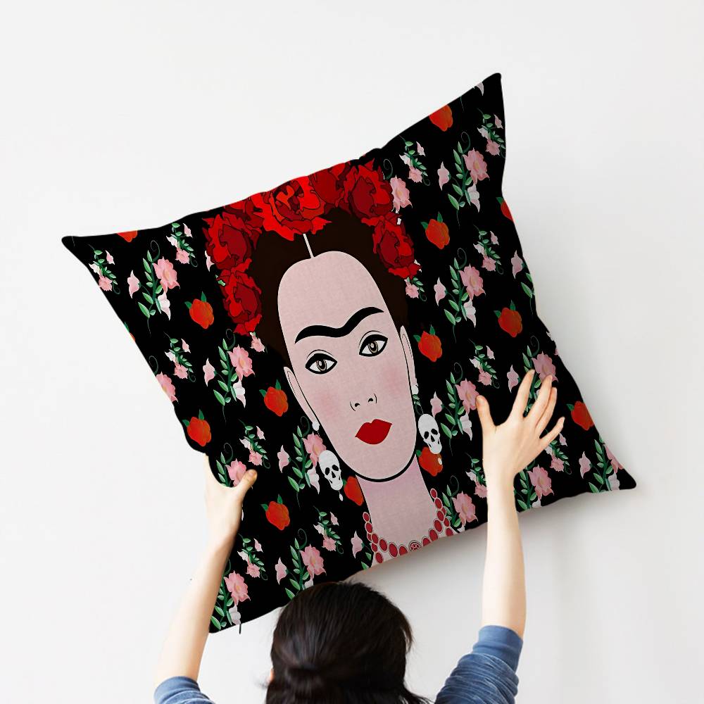 Art F-Fridas Painter K-Kahlos Pillow Cover for Bedroom Room and Living Room Sofa Decorative Cushion Cover