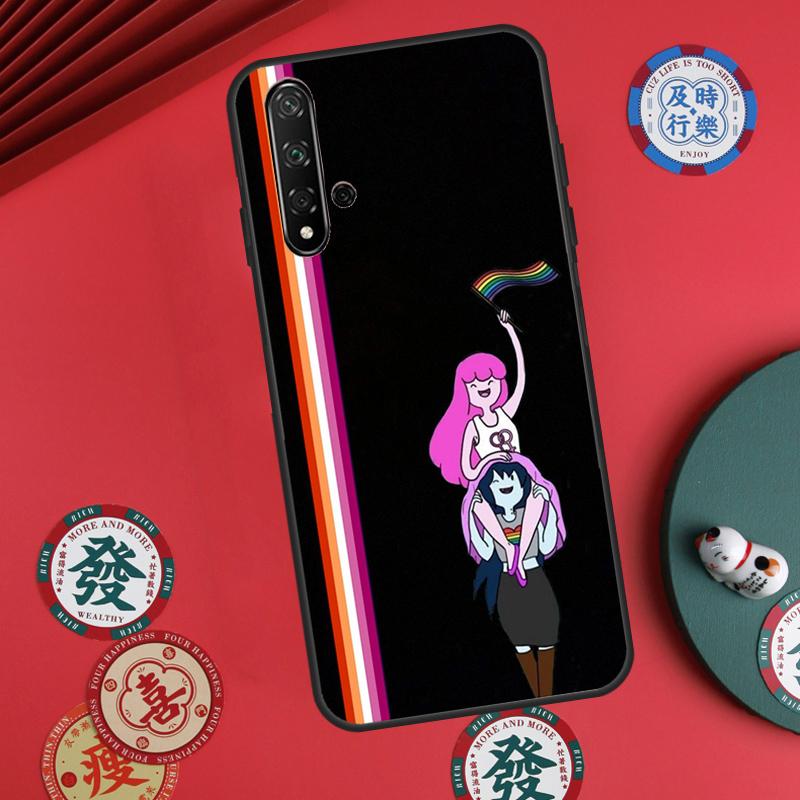 Чехол для Huawei Nova 11i 8i 12i 12s 9 10 SE Y60 Y70 Y90 Y72 Y73 Y61 Y91 P60 Pro P30 P40 Lite - Радужный Прайд ЛГБТ Геи Лесбиянки