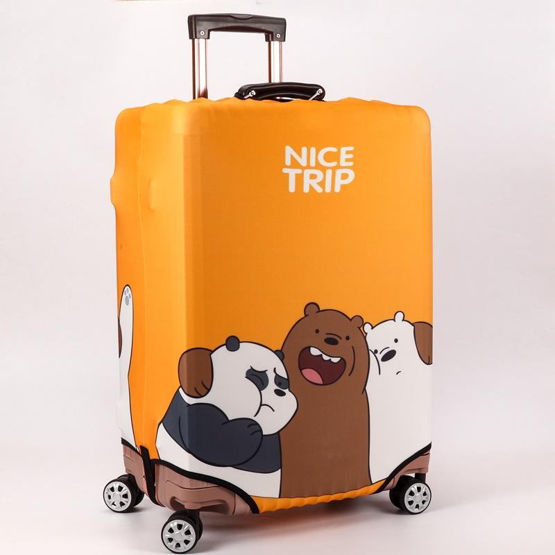 Elastic Cartoon Luggage Cover – Durable & Protective Travel Suitcase Cover for 19-30 Inch Luggage