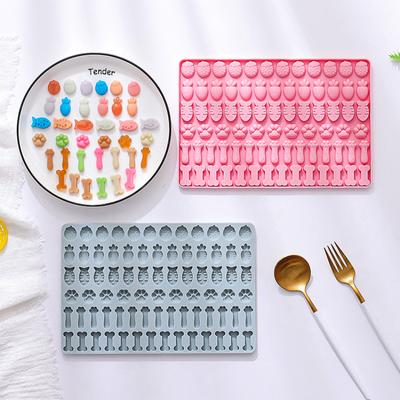 78 Клубника Кошачья лапка противень силиконовая форма косточка конфета шоколадная форма корм для собак силиконовый коврик печенье бисквит торт декор