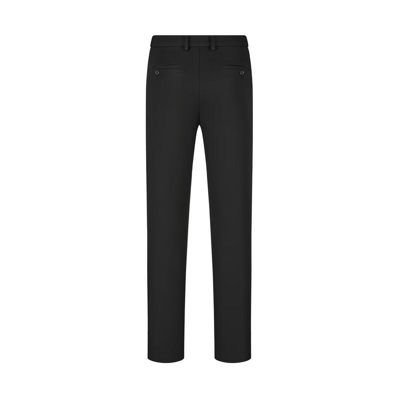 Qipai Men's Wrinkle-Resistant Brushed Twill Straight-Leg Casual Pants