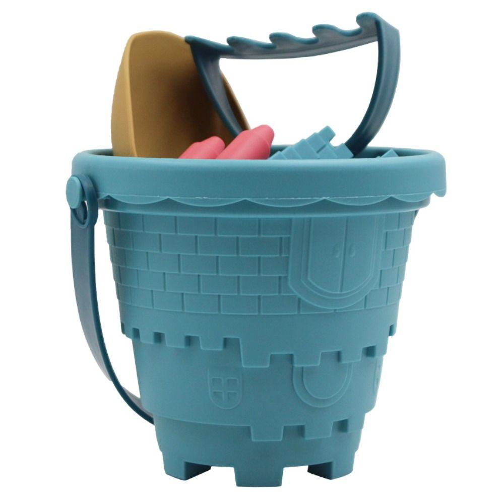 Interactive Kids Plaything Sand Toys Set Beach Castle Bucket Digging Sand Kit Shovel Rake Mold
