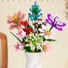 Flower Bouquet Advent Calendar  for Adults Teens Kids 24 Days Christmas Countdown Sunflower Building Blocks Kit Home Decor