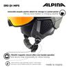 ALPINA ORO QV MIPS Ski and Snowboard Helmet with Polarized Photochromic Mirror and Glasses Size Cm Visor, MIPS, Compatible, 55-59