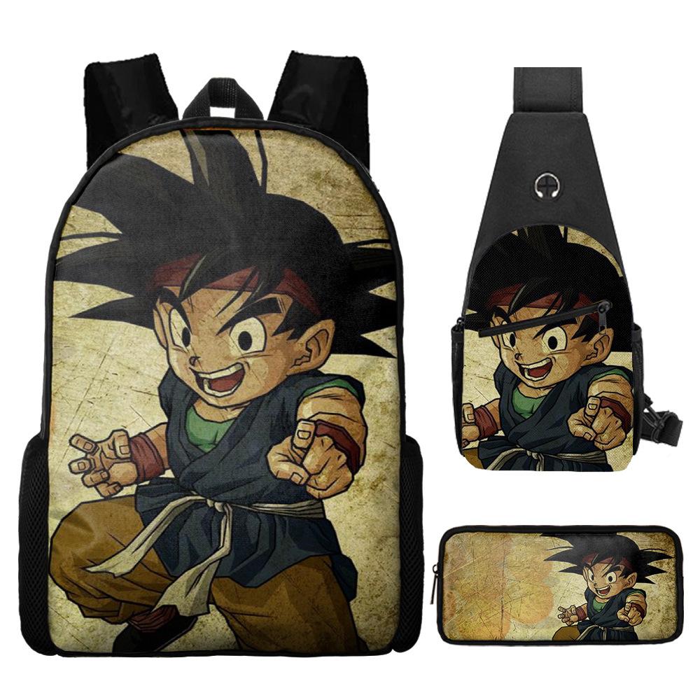 Dragon Ball Dragon Ball Backpack Primary And Secondary School Schoolbag Shoulder Bag Satchel Pencil Case
