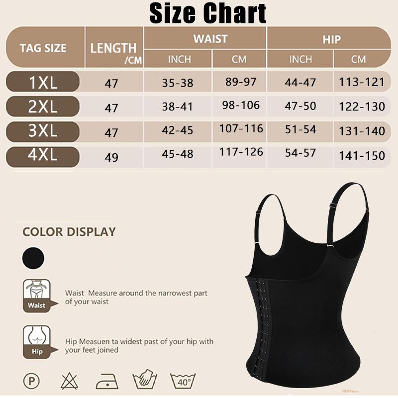 Women Plus Size Open Bust Corset Flat Belly Shaping Corset Front Hook Closure Underwear High Waist Trimmer Tummy Control Fajas