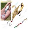 Fishing Lure 10g or 20g Metal VIB Spinner Blade Spoons Bait Treble Hooks Bass Walleyes Trout Fishing
