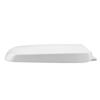 Square Toilet Seat PP Thick Toilet Lid Easy to Install Clean Modern Bathroom Accessory for Home Comfort