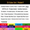 Eco-Friendly 12-Color Tie-Dye Kit: 250ML Cold Dye Pigments for DIY Crafting