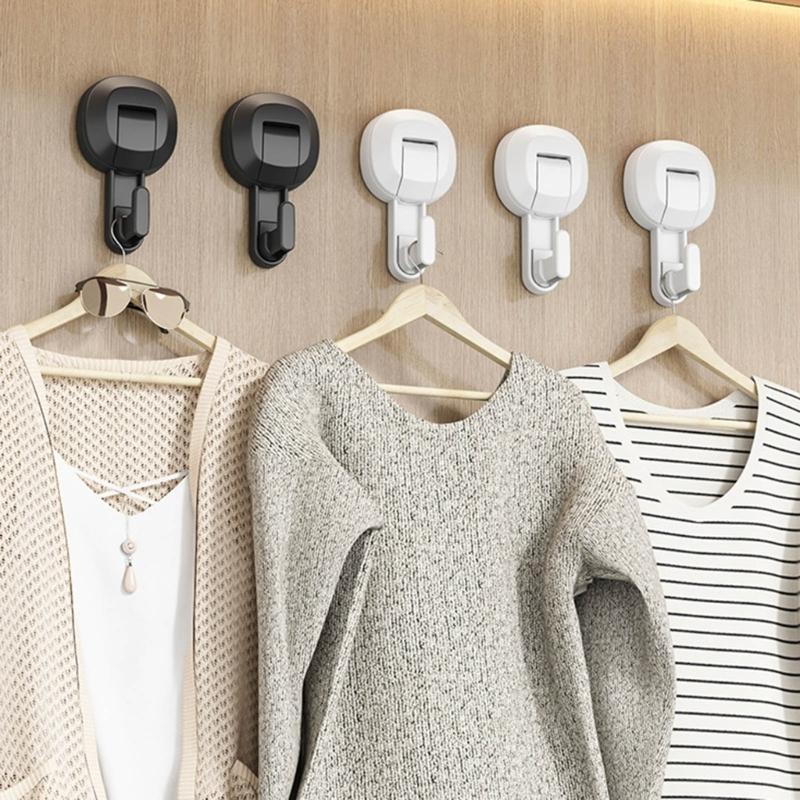 Водонепроницаемые крючки с сильной адгезией Практичные крючки-присоски для кухни и ванной комнаты Легко устанавливаемые и снимаемые вешалки