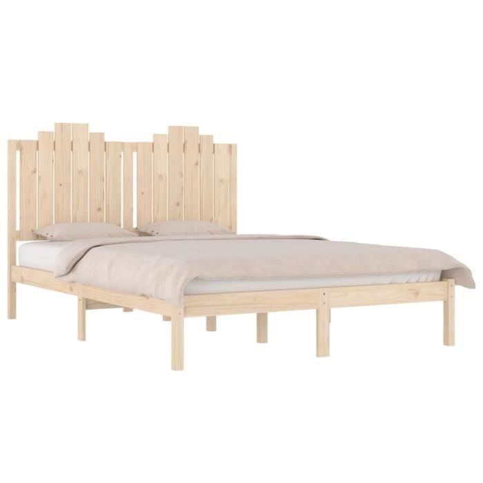 VidaXL Bed Frames Solid Pine Wood 160x200 Cm 3103788