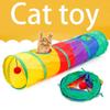 Красочные игрушки для обучения пряток для домашних животных ST Pass Pet Play Toy Прочный туннель для кошек на открытом воздухе