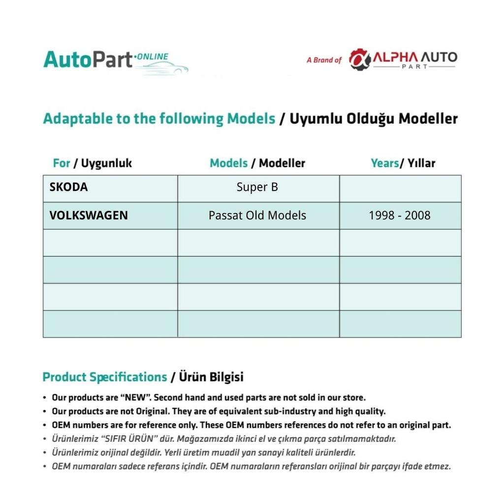 Проводка внутреннего открывания двери передняя/задняя для Volkswagen Passat EM, Skoda SuperB