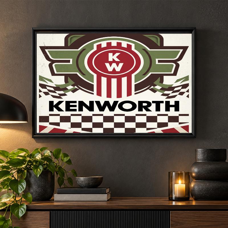 Kenworth Diamond Painting Kit 5D Full Drill DIY Diamond Mosaic Wall Art Home Decor