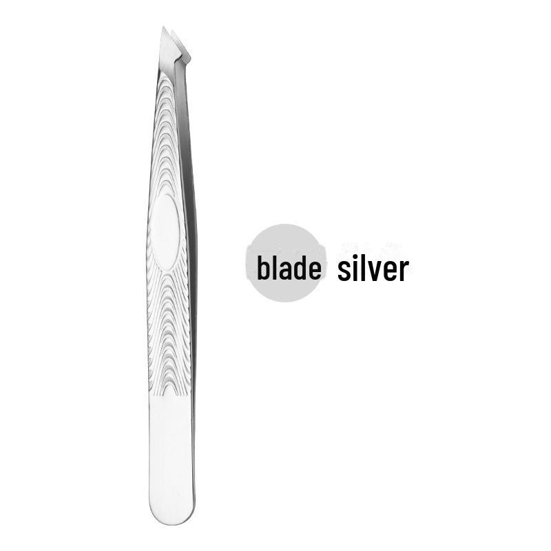Пинцет для бровей из нержавеющей стали толщиной 1,2 мм со скошенной кромкой для точного удаления волос