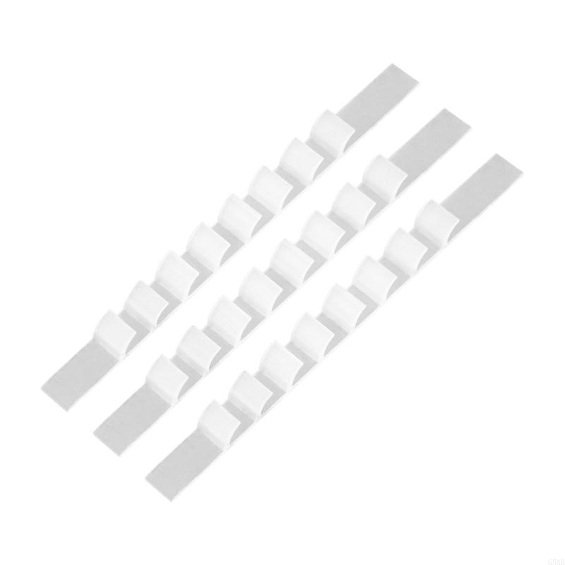 G5AB 200/300/500 шт. Вешалка для весов Противоскользящие полоски Прозрачный силикон Зубчатая противоскользящая полоска Накладка на ручку вешалки Противоскользящий набор полосок