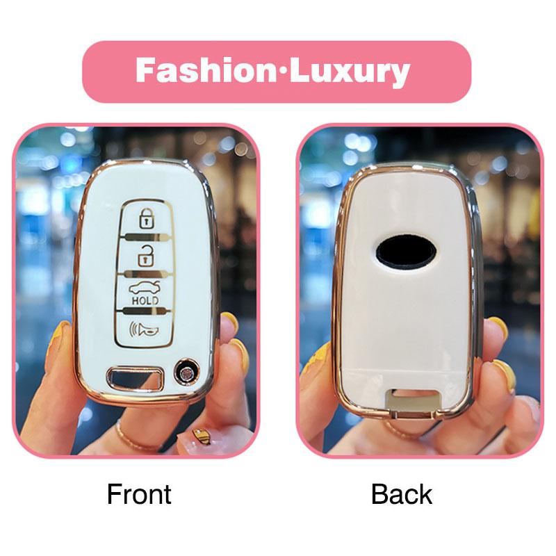 Чехол для смарт-ключа, брелок 3 4 кнопки для Hyundai IX35 Elantra Sonata 8 9 для Kia Sportage K5 K2 Sorento Optima Forte 2011-2016