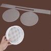 5Set DIY crochet plastic mesh sheet, circular shape plastic grid plate template, hand weaving yarn hook wrapped plastic sheets