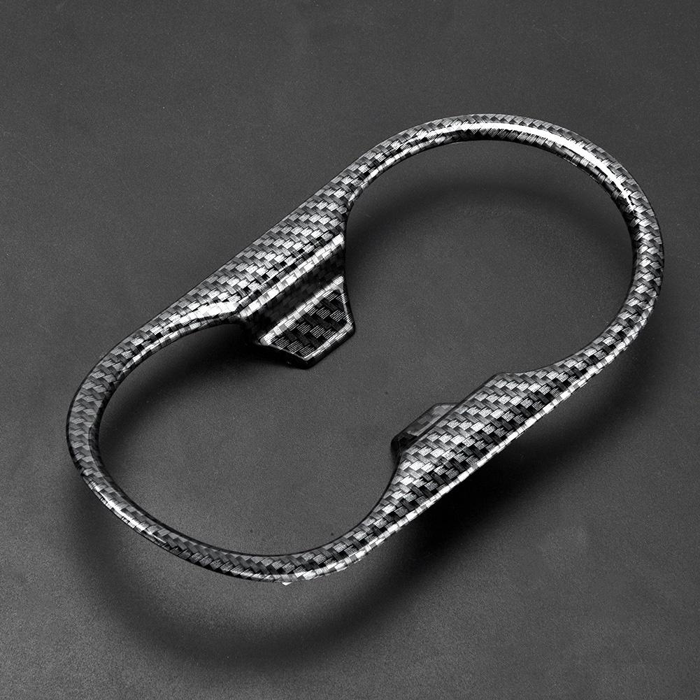 1 шт. Накладка-декорация на рамку подстаканника передней панели для MG ZS 2017 2018, углеволокно