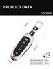 5 Buttons Car Remote Control  Key Case Cover Shell Fob For Ford Escape Focus C Max Kuga Edge Explorer Taurus Keyring Accesories