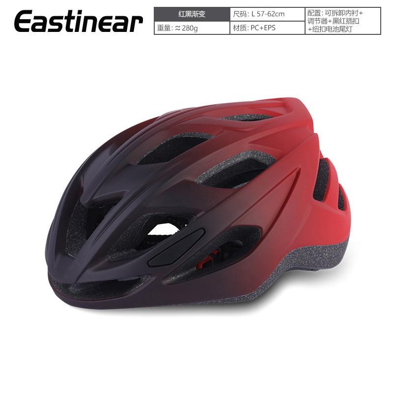 Ventilated Cycling Helmet Road Bike Riders Unisex Adult Half With LED Rear Light PC Shell