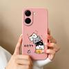 Для Redmi A1 Turbo 4 A4 13 14C 14R A2 K70 Ultra A5 чехлы для телефонов милые узоры котят и сов высококачественный жидкий силикон анти-падения оболочки для корпуса Redmi
