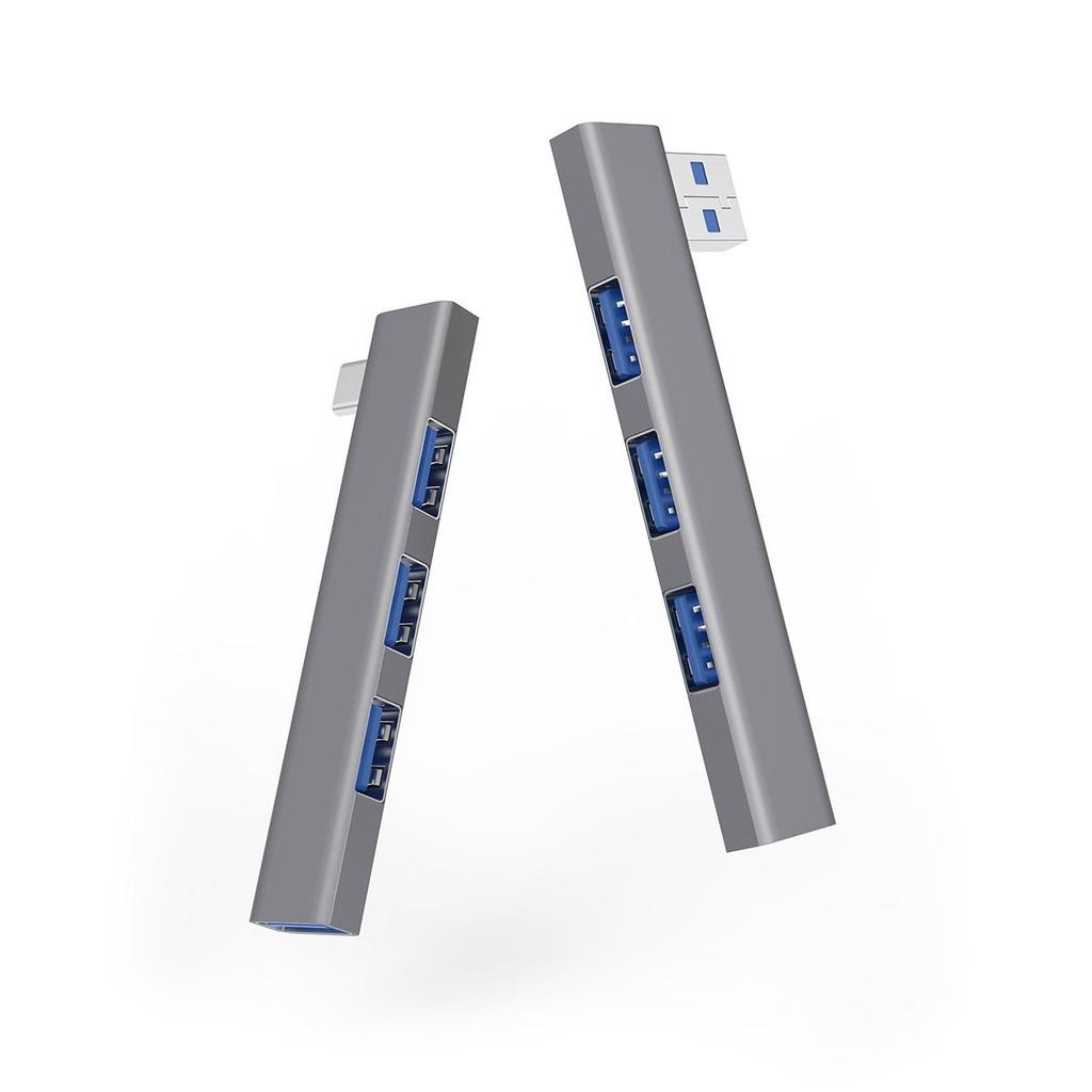 Хаб USB 3.0/3.1 Type C 4-в-1 с высокоскоростным мульти-USB разветвителем и OTG-адаптером