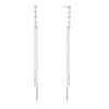 Anie Haie Loi Collection 925m Silver Rhodium Plated It Up Spike Earring Geometric Shapes Double Strand