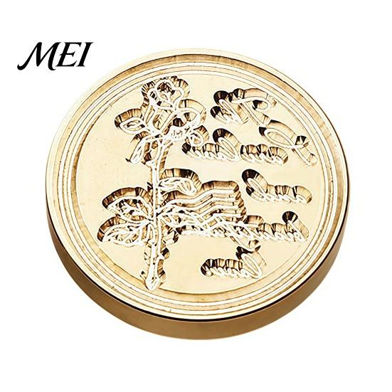 Artistic Relief Stamp Brass Wax Seal Heads, Alphabet Christmas Embossed Sealing Letter Tool Head for Envelope Gift Wrapping Journal Scrapbook