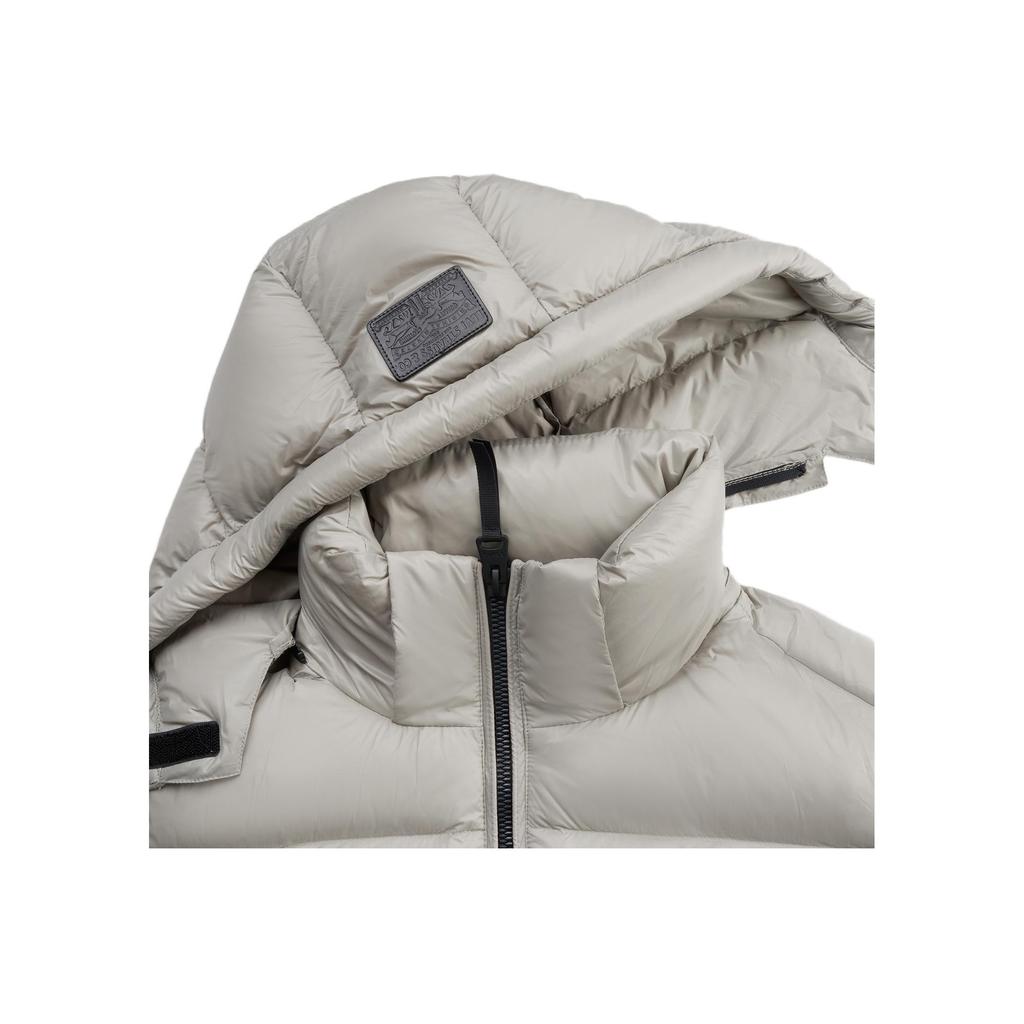 Levis Hooded Ribbed Edge Zipper Logo Down Jacket Men Jackets 002ND-0002