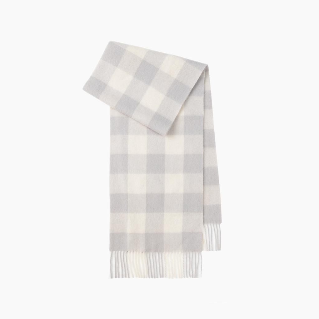 100% шерсть осенне-зимний новый стиль женский шерстяной шарф в британском стиле с высококачественным ощущением, универсальная мужская клетчатая утолщенная шаль с кисточками