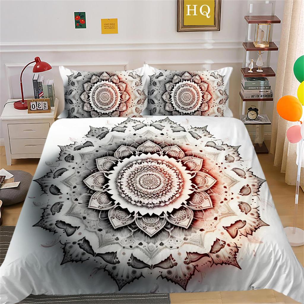 Bohemian Home Bedding Set Bedroom Quilt Cover Pillow Cover Bedding Set AU/EU/US Full Size Bedding Set Extra Large