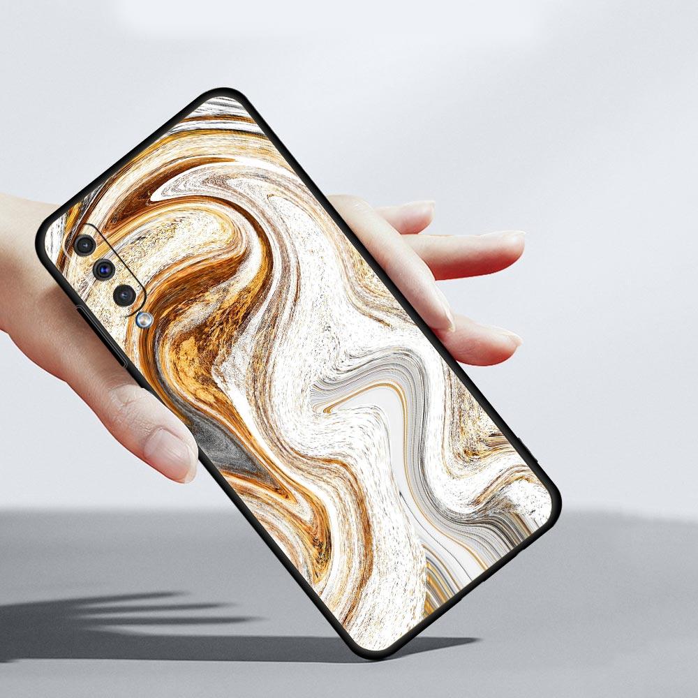 Винтажный Мраморный Чехол для Телефона Samsung Galaxy A56 A36 A26 A16 A34 A24 A42 A22 A20 A12 A40 A30 A10 5G Мягкий ТПУ Чехол-Оболочка Fundas